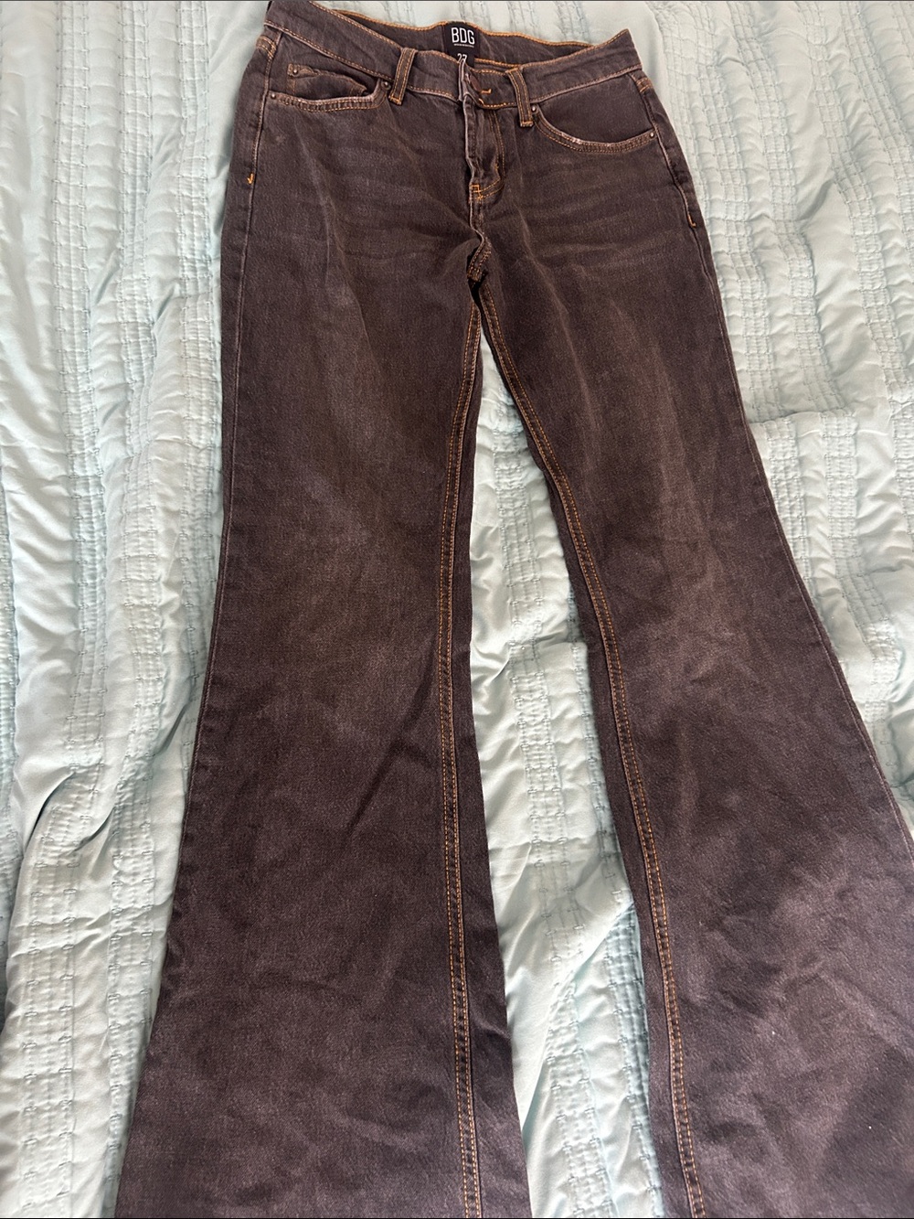 BDG Dark Grey Flare Jeans
